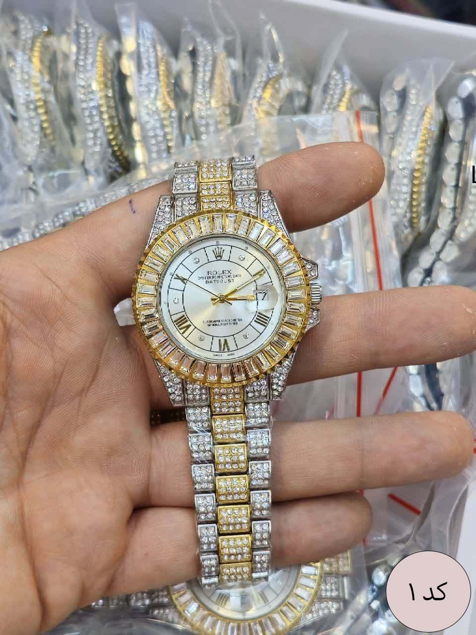 ساعت Rolex Diamond Watch HipHap